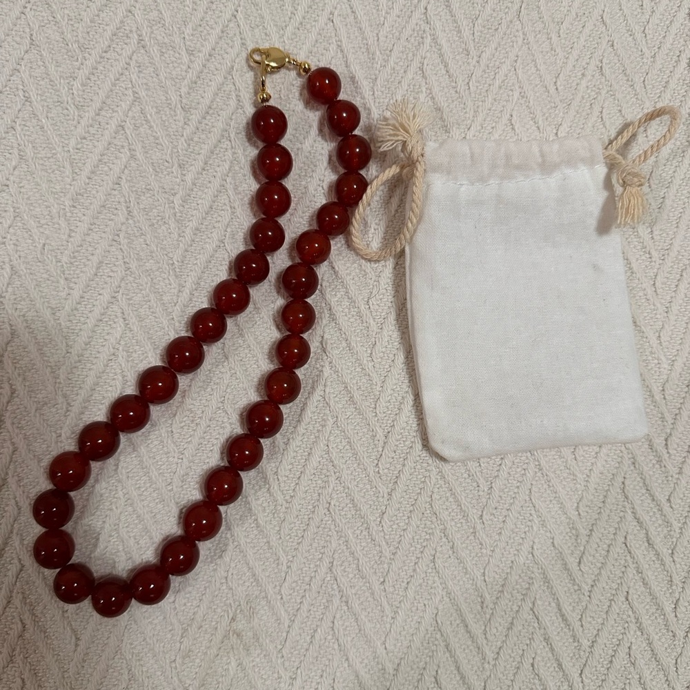 By Orly Carnelian necklace